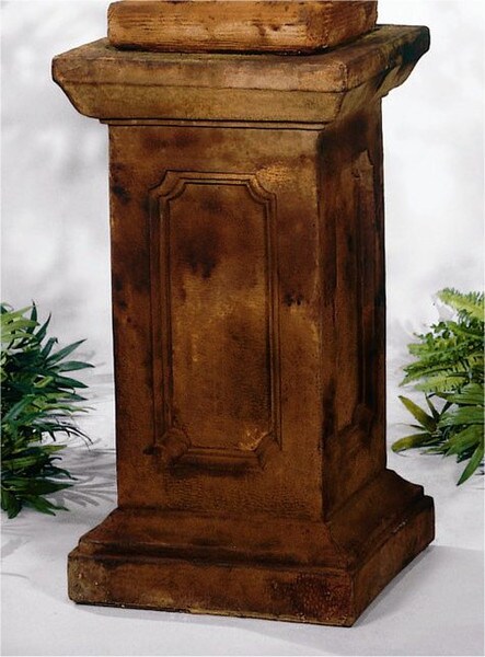 Classic Pedestal Large Cast Stone Outdoor Garden Decoration